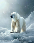 Polar Bear Fine Art Photography Canvas Print
