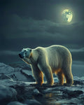 Polar Bear Print Luxury Home Decor