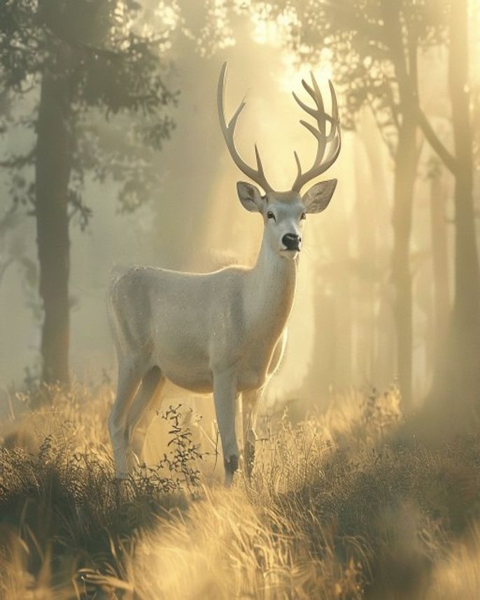 Majestic Doe Wall Art Print