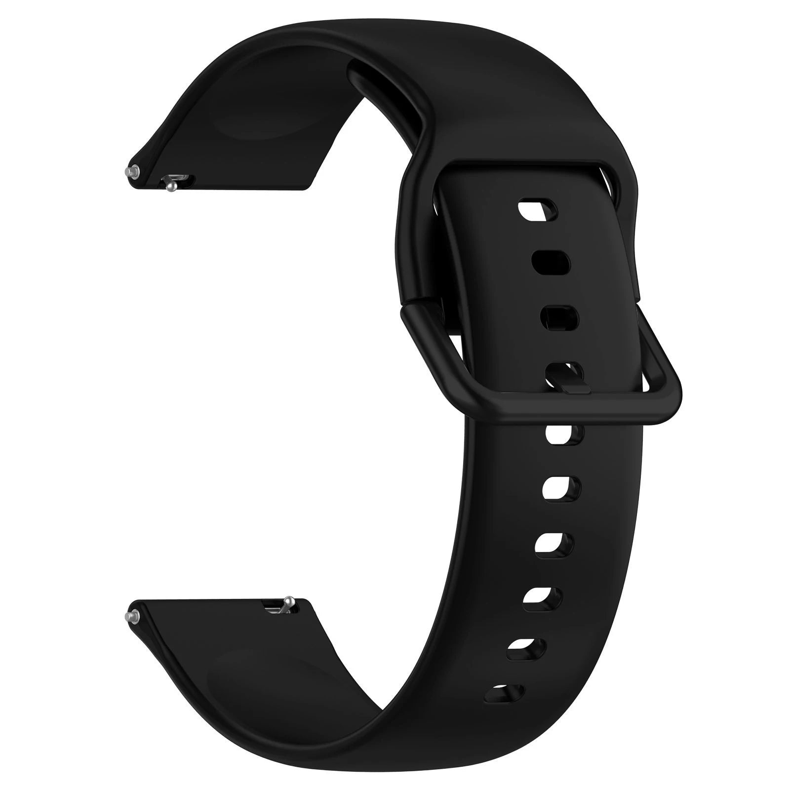 White 20mm Watch Silicone Sport Bracelet