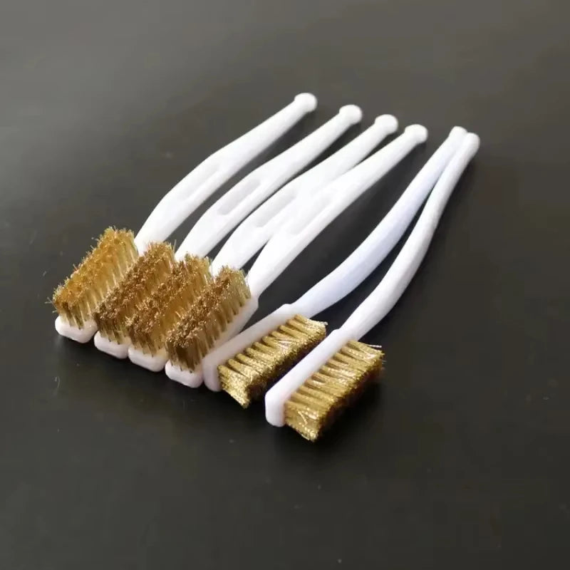 Brass Wire Brush Set for Industrial Metal Polishing
