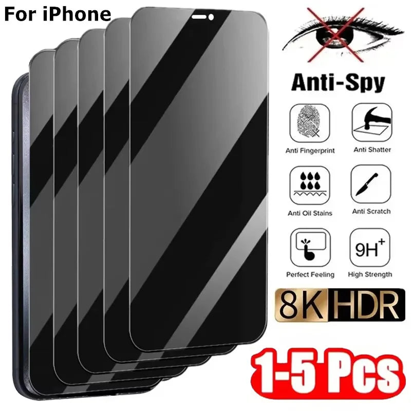 iPhone 13 Mini White Privacy Screen Protector