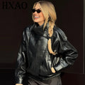 Leather Bomber Jacket