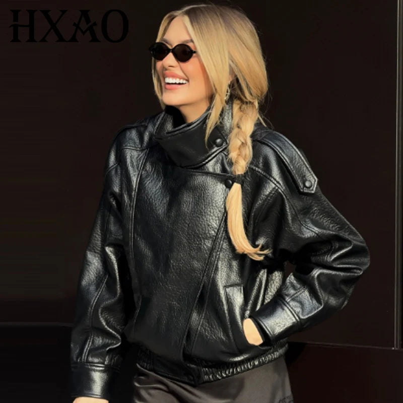 Leather Bomber Jacket